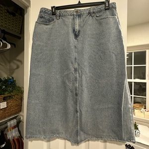 Main Street Exchange Denim Skirt